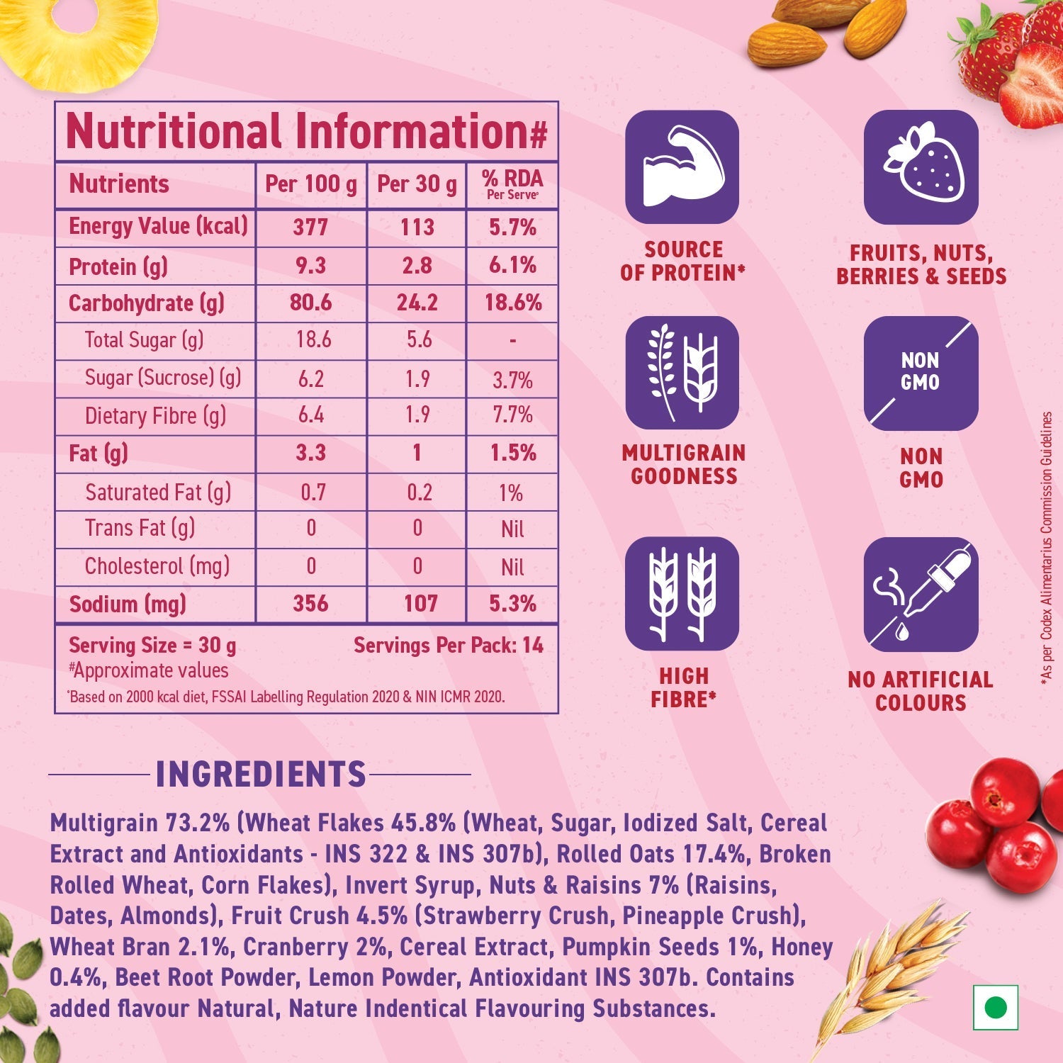 Bagrry's  Nutty Fruity Muesli