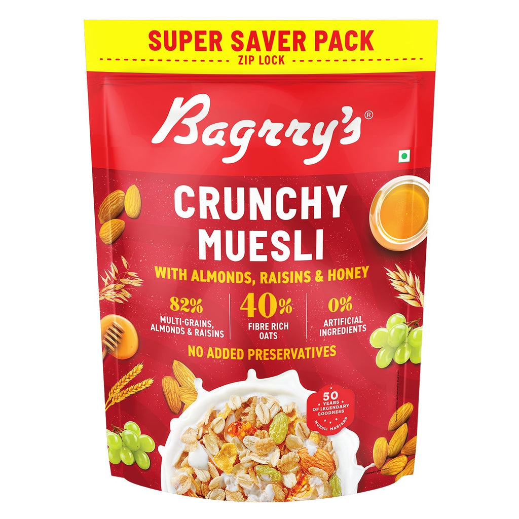 Bagrry's  Crunchy Muesli - Almonds, Raisins & Honey