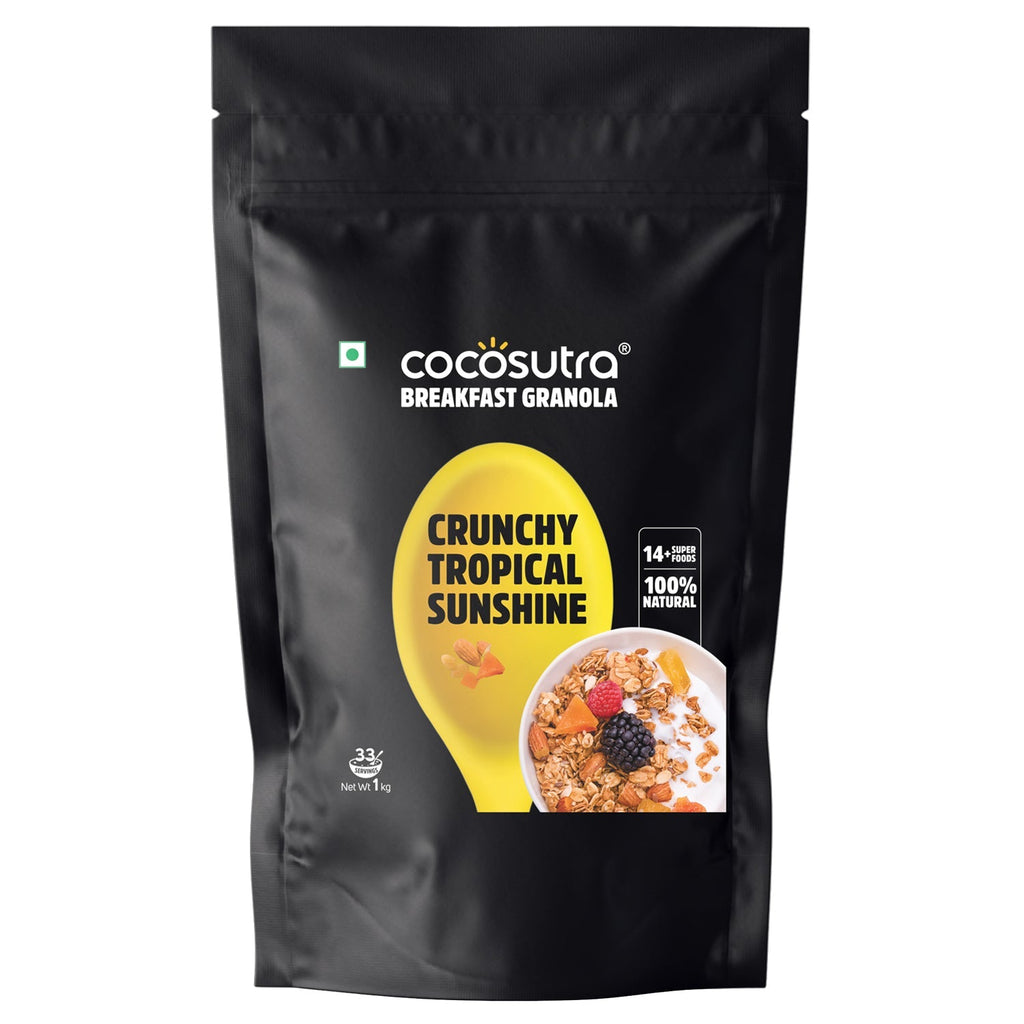 Cocosutra Crunchy Tropical Sunshine Breakfast Granola - 1 Kg