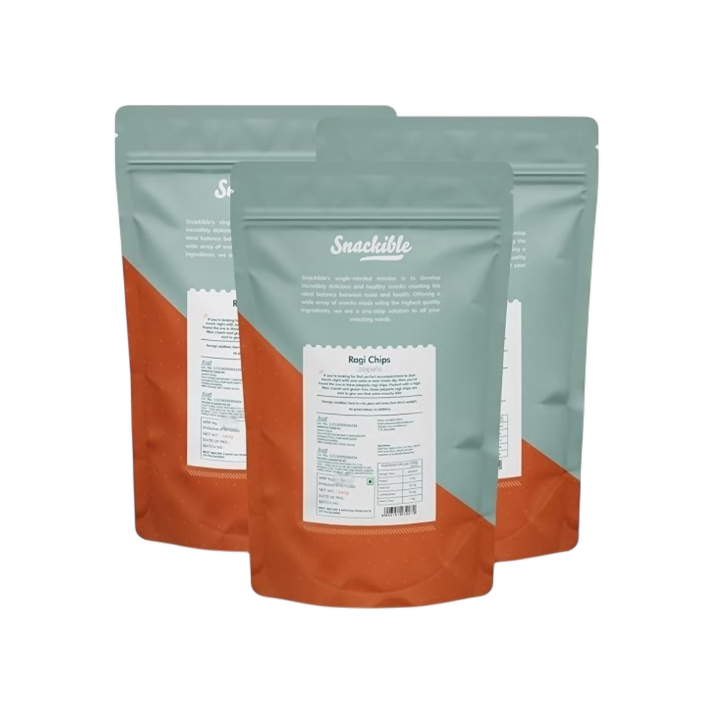 Snackible Jalapeno Ragi Chips