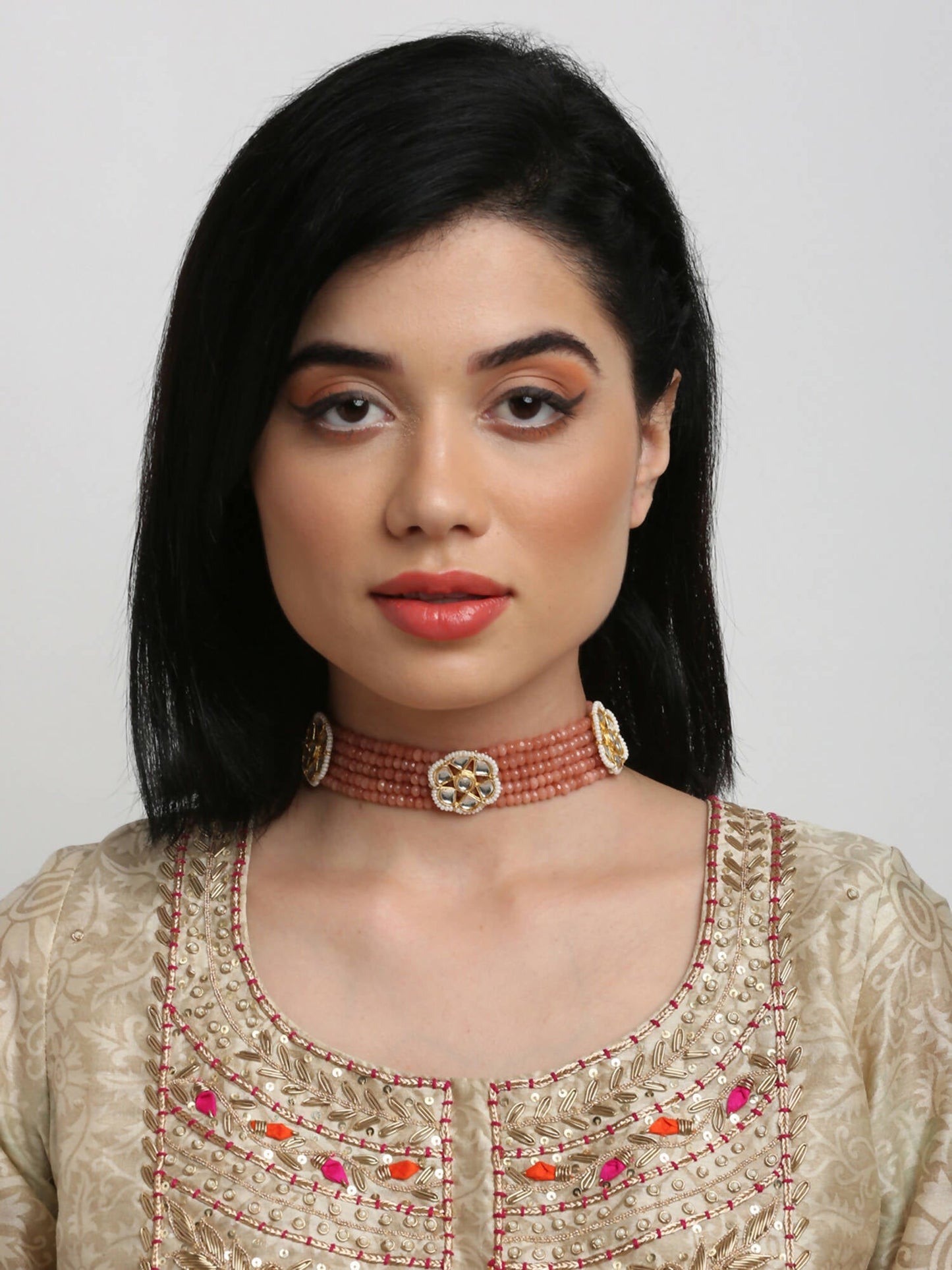 Kundan Choker - Ruby Raang