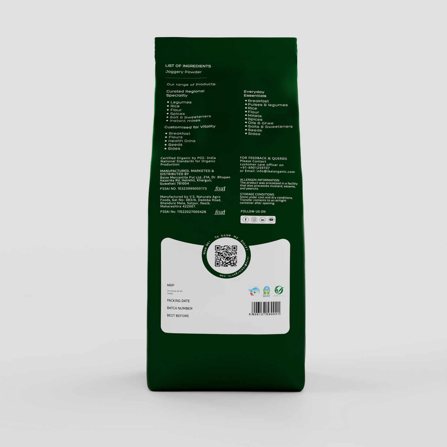 IKAI Organic Jaggery Powder