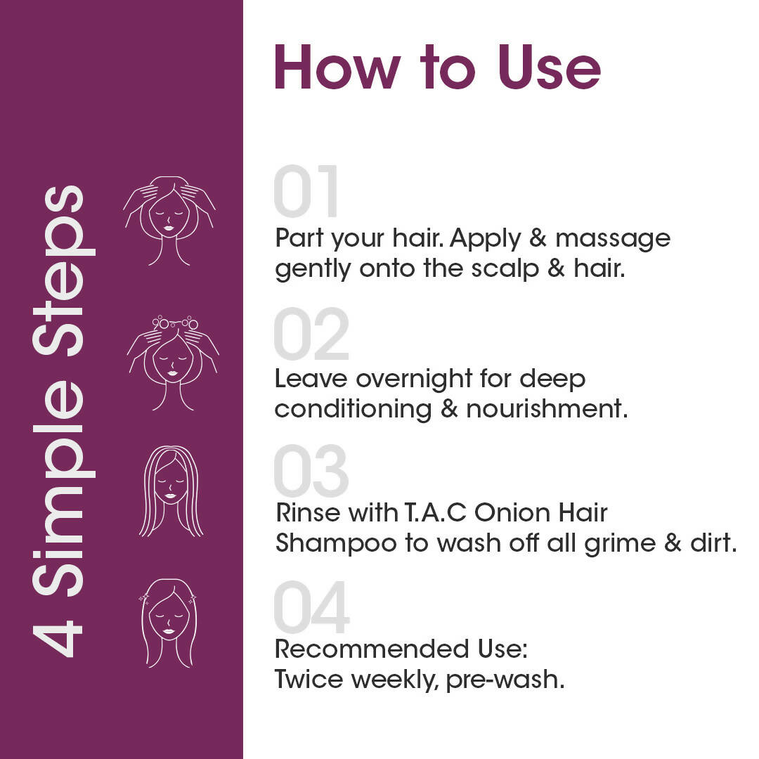 T.A.C - The Ayurveda Co. Onion Hair Oil for Hair Growth