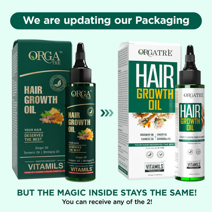 Orgatre Hair Growth Oil With 28 Herbal Oils ??Promotes Hair Growth, Reduces Hair Fall & Dandruff