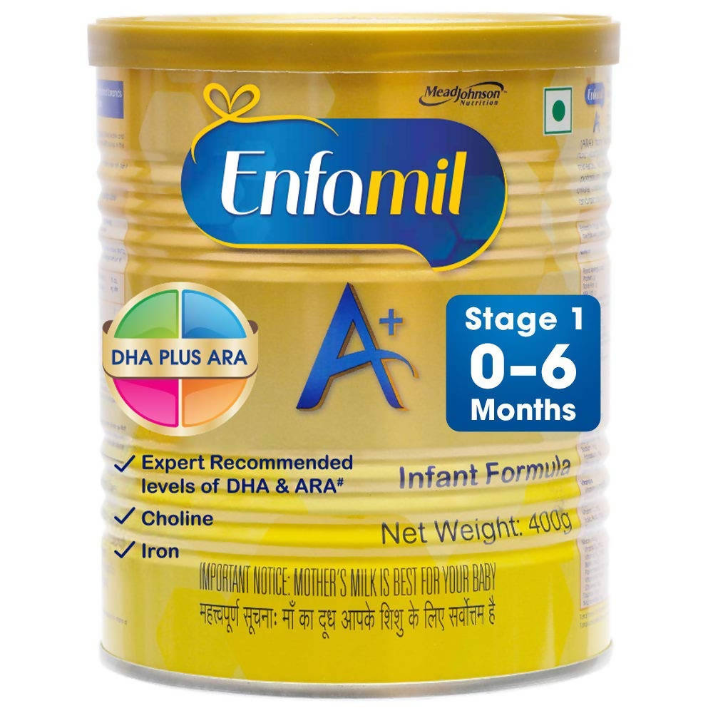 Enfamil A+ Infant Formula (0 to 6 months) Stage 1 - 400 gms