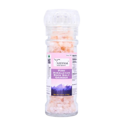 Tassyam Organics Pink Salt Granules Grinder Bottle