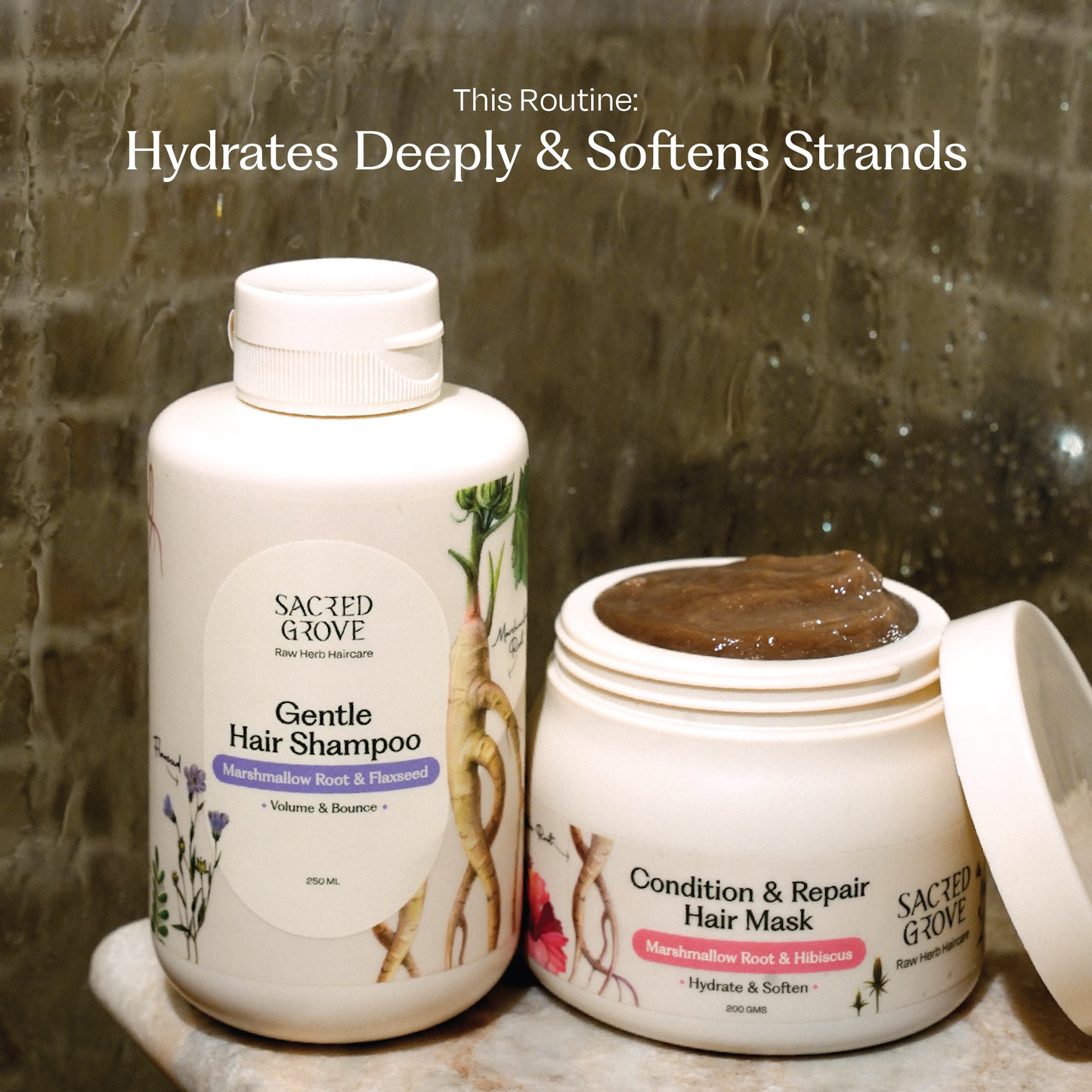 Sacred Grove Marshmallow Root Deep Conditioning Combo