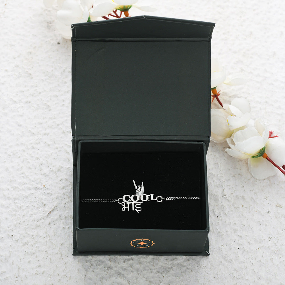 trueBrowns X Voylla 925 Sterling Silver Precious Cool Bhai Bracelet Rakhi