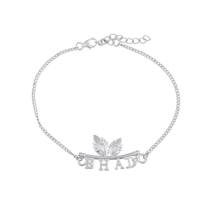 trueBrowns 925 Sterling Silver Stunning BHAI Bracelet Rakhi