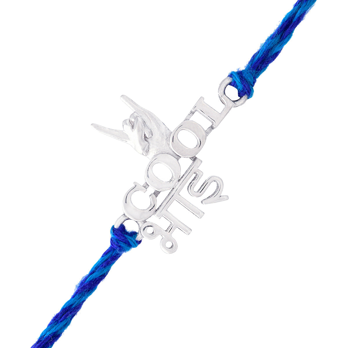 trueBrowns X Voylla 925 Sterling Silver Precious Cool Bhai Thread Rakhi