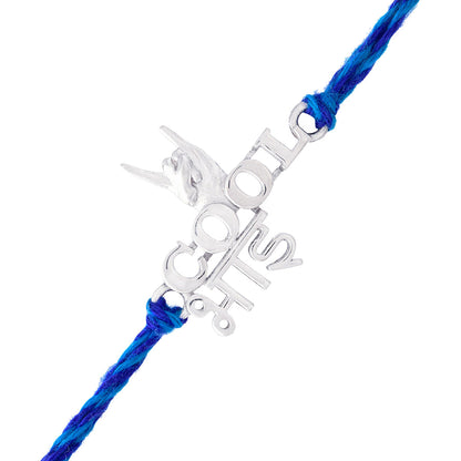 trueBrowns X Voylla 925 Sterling Silver Precious Cool Bhai Thread Rakhi