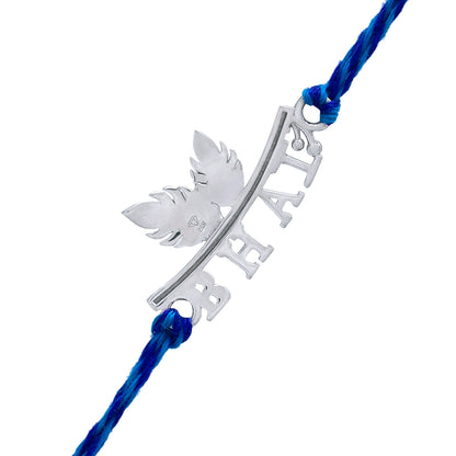 trueBrowns 925 Sterling Silver Stunning Bhai Thread Rakhi