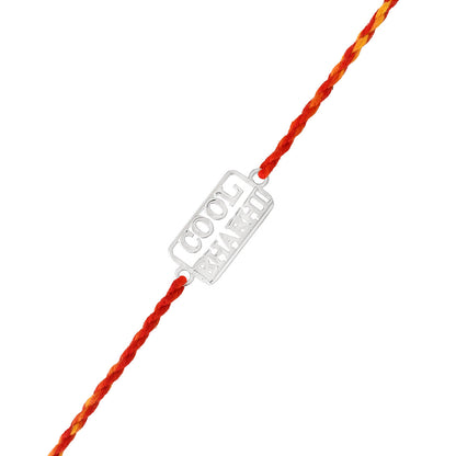 trueBrowns 925 Sterling Silver Precious Cool Bhabhi Thread Rakhi