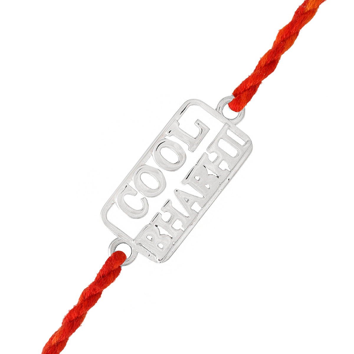 trueBrowns 925 Sterling Silver Precious Cool Bhabhi Thread Rakhi