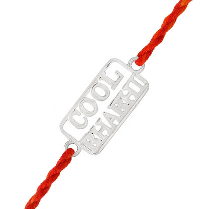 trueBrowns 925 Sterling Silver Precious Cool Bhabhi Thread Rakhi
