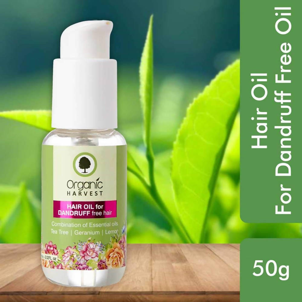 Organic Harvest Hair Oil for Dandruff Free Hair - 50 ml