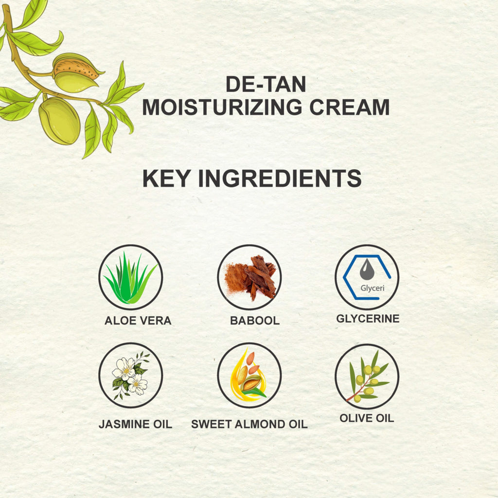 Love Earth De-Tan Moisturizing Cream - 50 gms