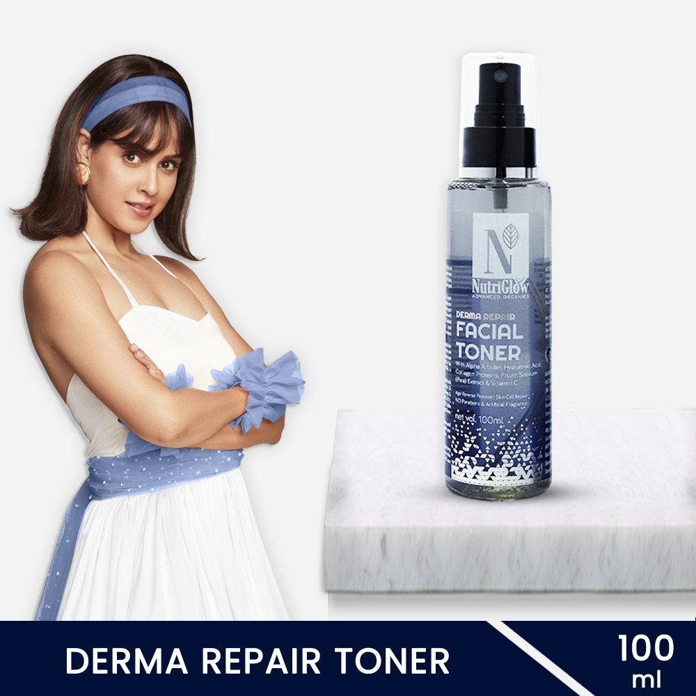 NutriGlow Advanced Organics Derma Repair Facial Toner - 100 ml