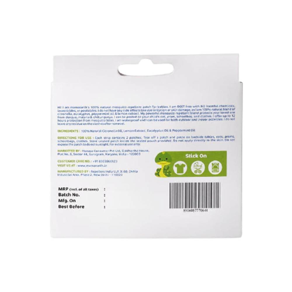 Mamaearth Natural Repellent Mosquito Patches for Babies - 24 pcs