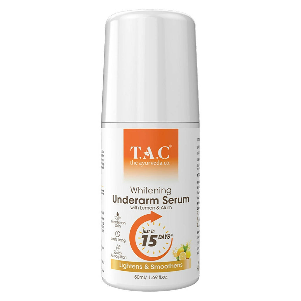 T.A.C - The Ayurveda Co. Lemon Roll-On for Women & Men with Aloe Vera for Skin Whitening & Long Lasting Freshness