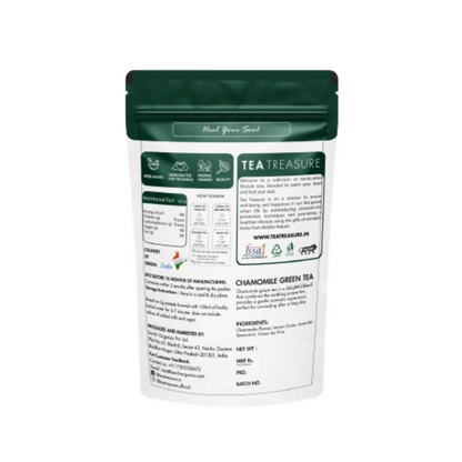 Tea Treasure Chamomile Loose Leaf Green Tea