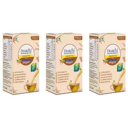 Diabliss Ginger Tea Sachets With Diabetic Friendly Sugar