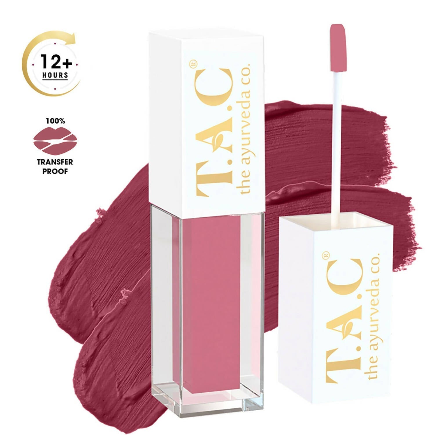 T.A.C - The Ayurveda Co. Liquid Matte Nude Lipstick