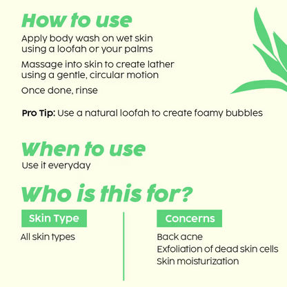 PLIX The Plant Fix 2% Salicylic Acid Body Wash