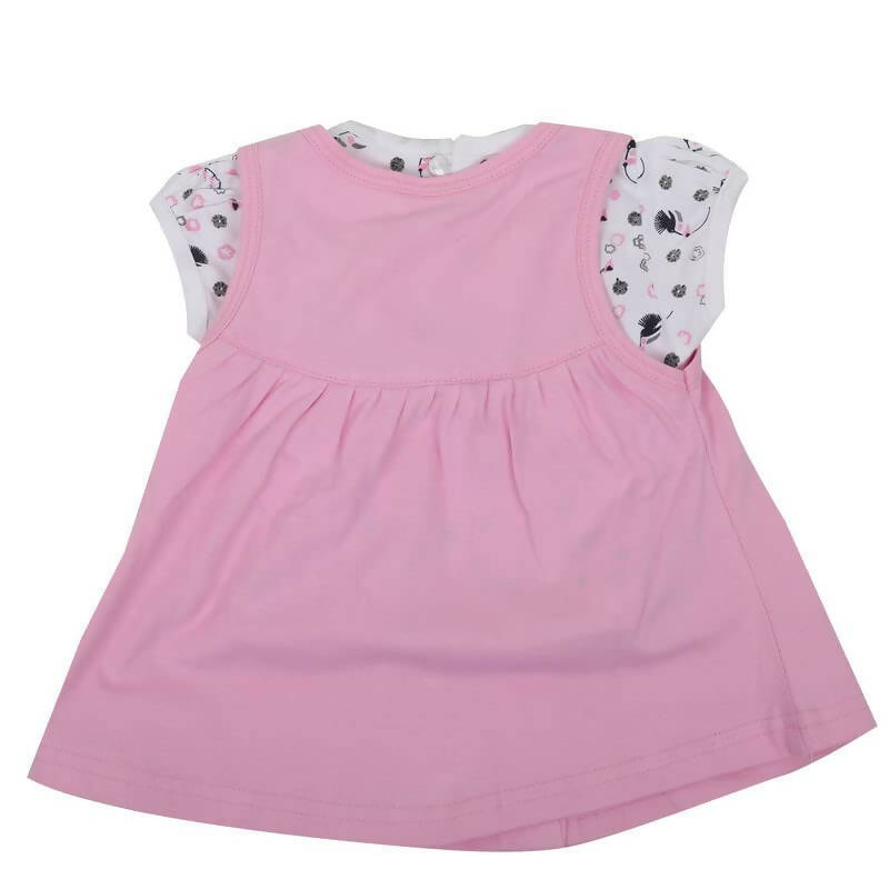 NammaBaby Baby Girl's A-Line Mini Frock Dress - Pink 114