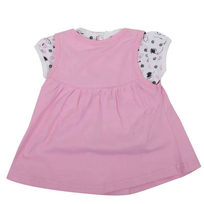NammaBaby Baby Girl's A-Line Mini Frock Dress - Pink 114