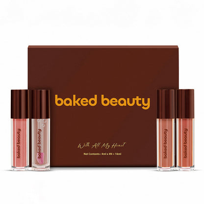Baked Beauty Baked Beauty Four Ever Yours Liquid Lipstick Giftset For Women (4mlx4)