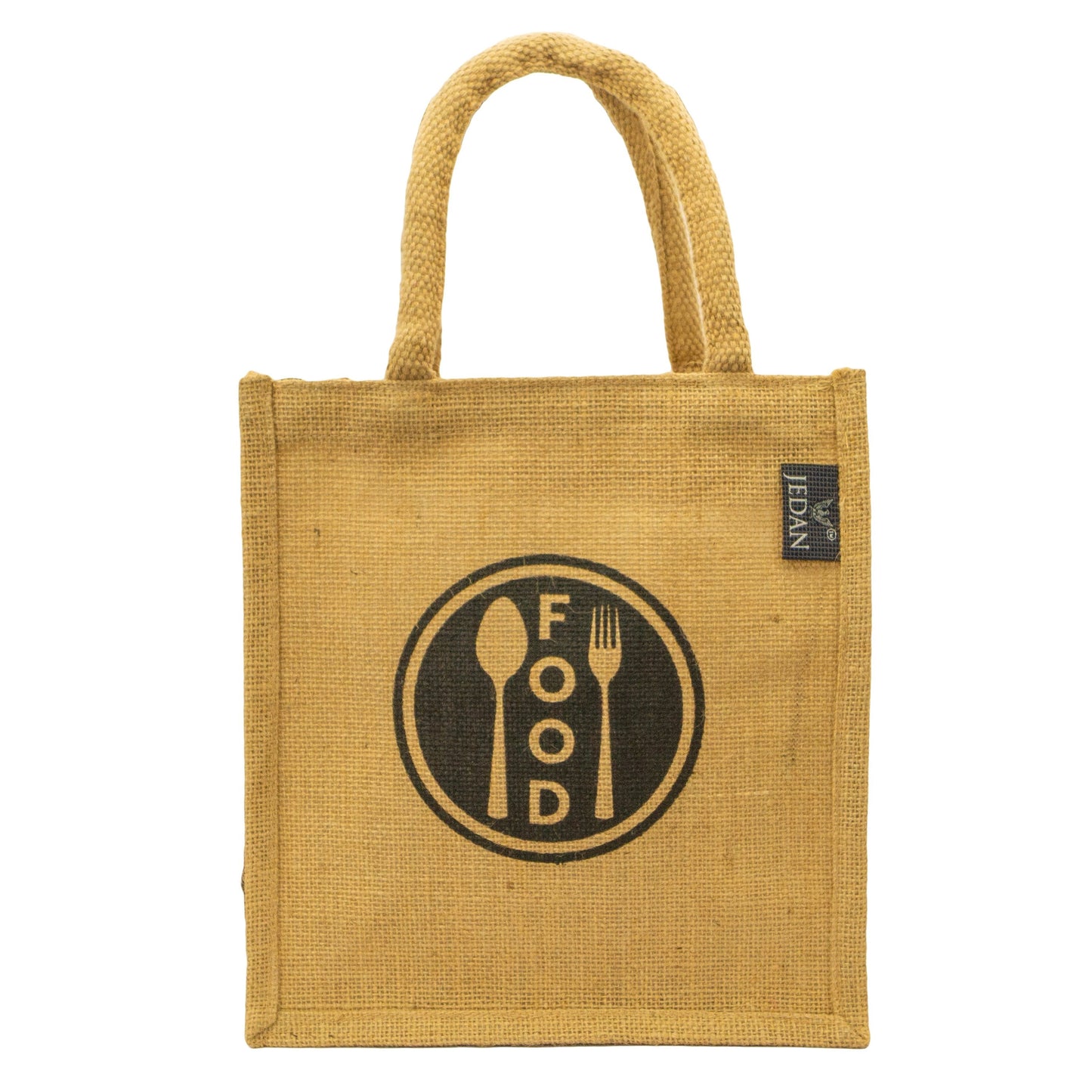 MiDazzle Jute Lunch Bag  (With Zipper) JdJLB1402