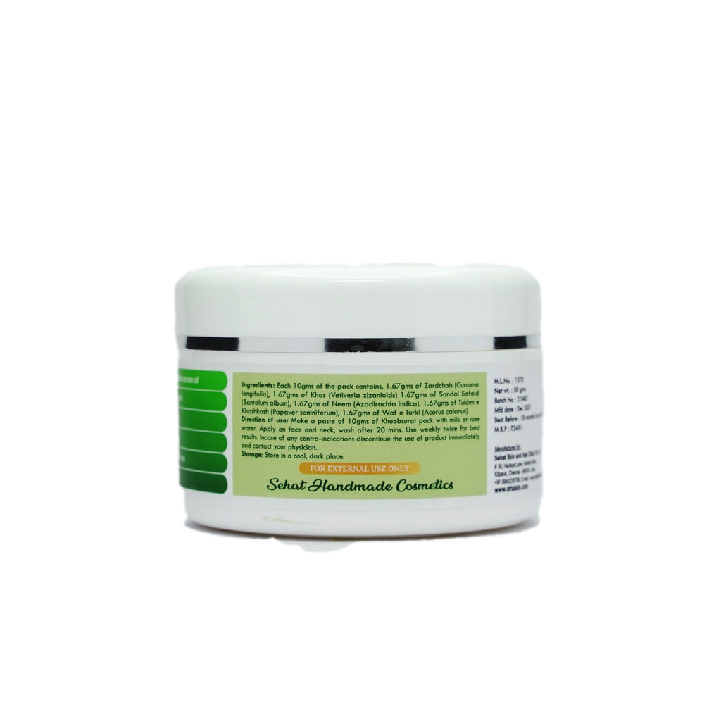 Dr. Talat's Khoobsurat Face Pack - 50 gms