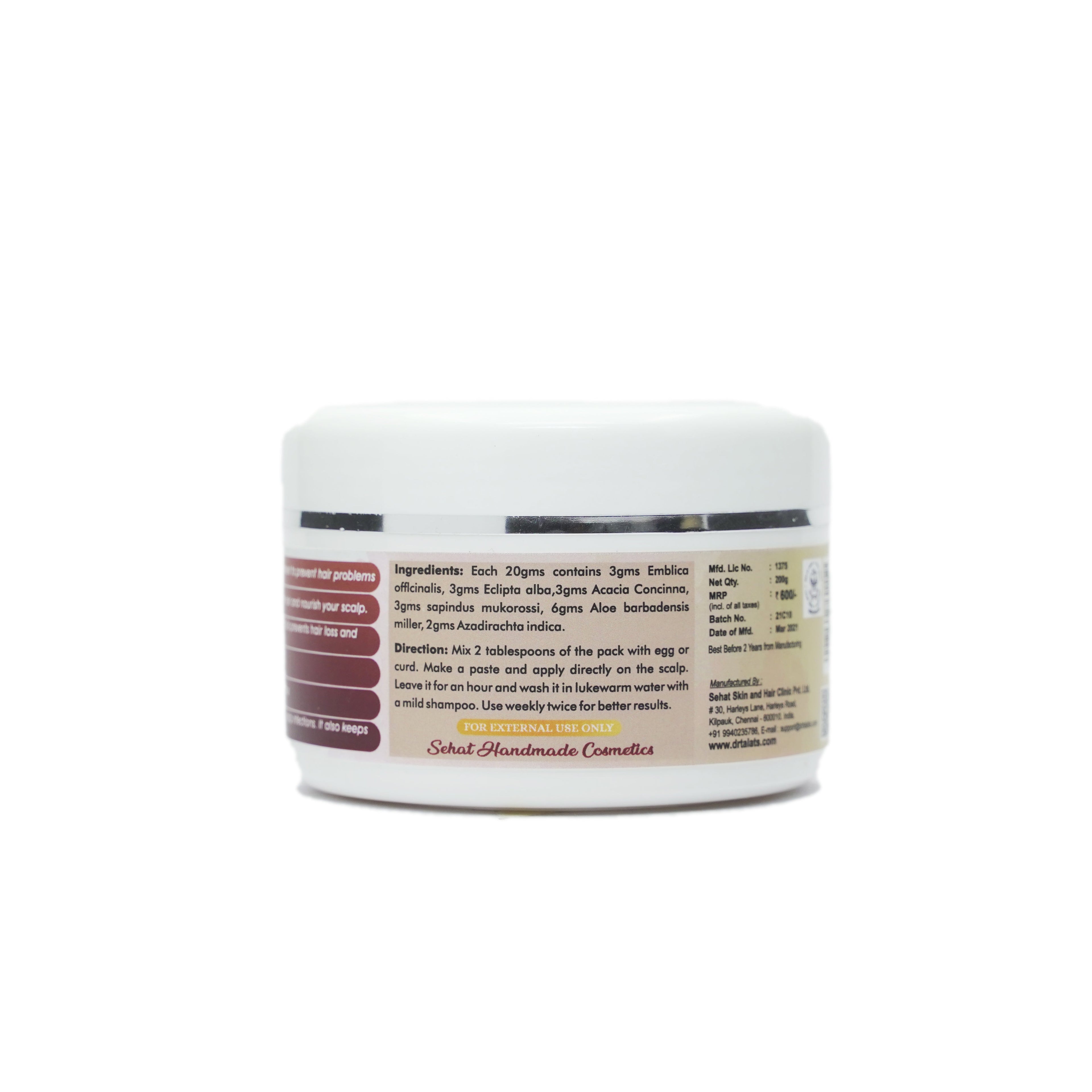 Dr. Talat's Kaish Kare pack - Nourishing & Grooming