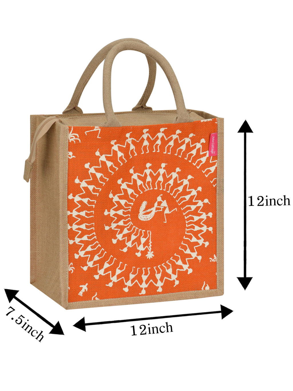 Jute Cottage Warli Zipper Lunch