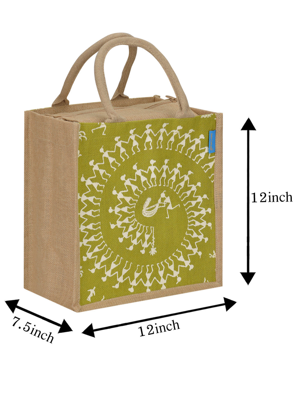 Jute Cottage Warli Zipper Lunch