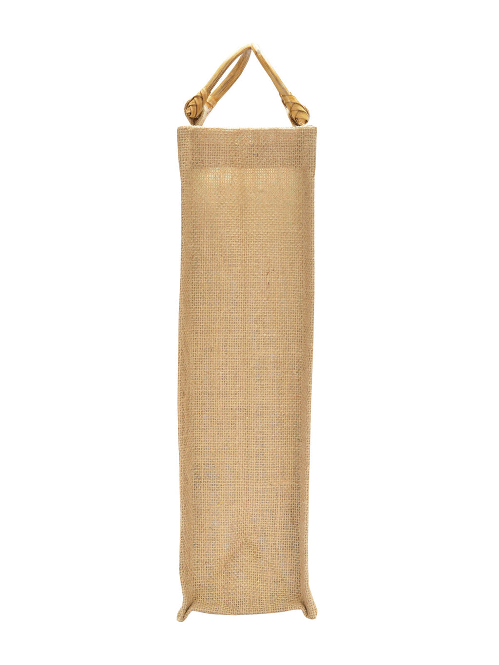 Jute Cottage Bottle Bag With Lace / Print
