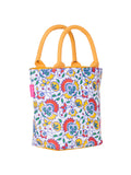 Jute Cottage Floral Print Juco Zipper Lunch Bag