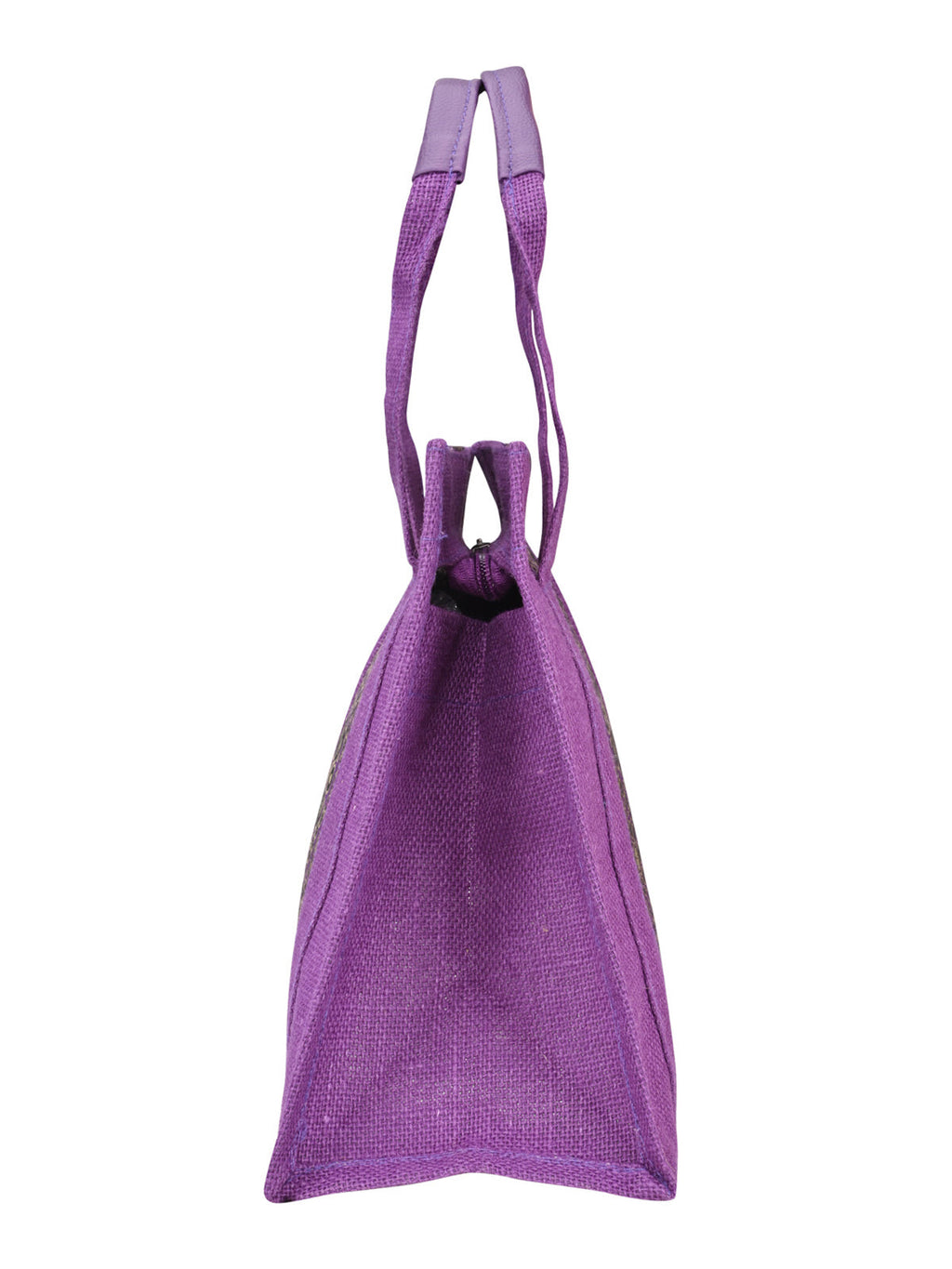 Jute Cottage Vertical Lace Zipper Lunch Bag