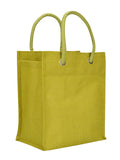 Jute Cottage Big Eyelet Lunch Bag 100% Genuine Jute Bag