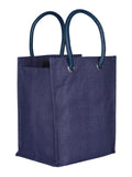 Jute Cottage Big Eyelet Lunch Bag Sustainable 100% Genuine Jute Bag