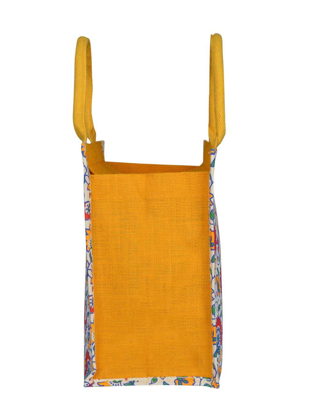 Jute Cottage Print 4 Colour Zipper With Base