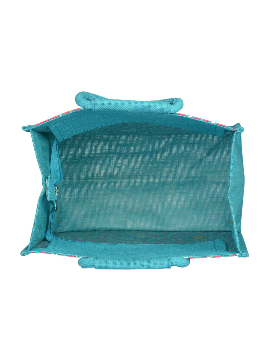 Jute Cottage Mughal Print Zipper Lunch Bag