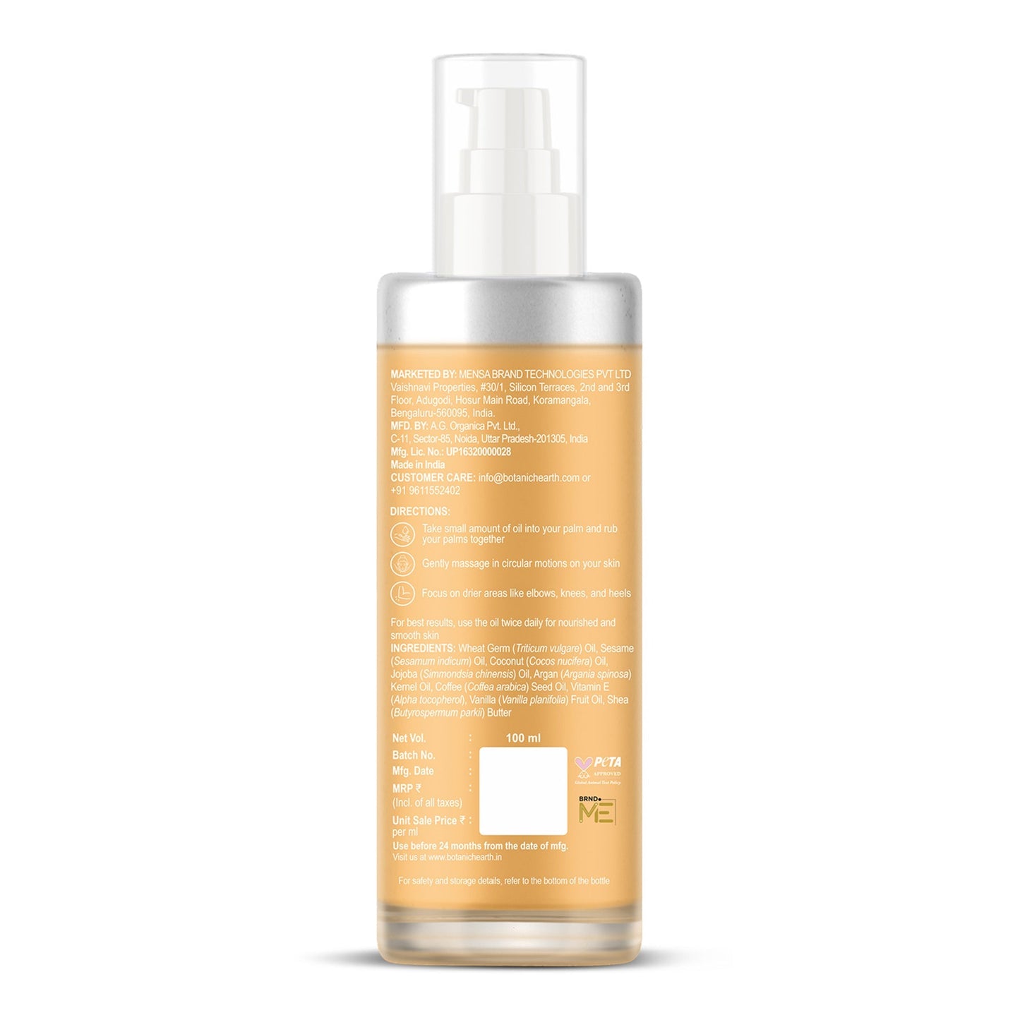 Botanic Hearth Daily Radiance Body Oil