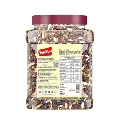 Yum Yum Dark Chocolate & Cranberry Muesli Jar
