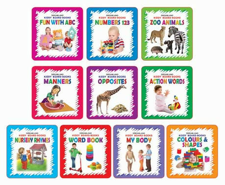 Dreamland Kiddy Board Book - (10 Titles) Pack