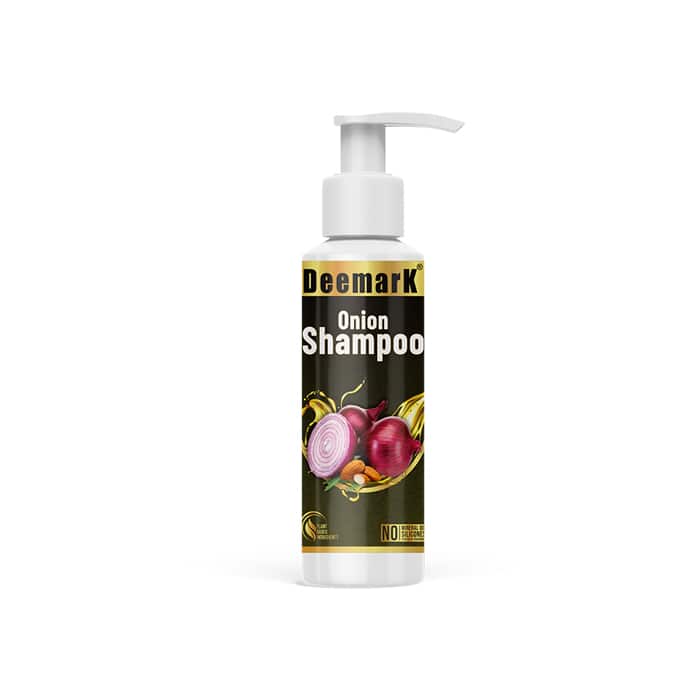 Deemark Onion Shampoo for Natural Hair Growth & Dandruff Control- 100 ml