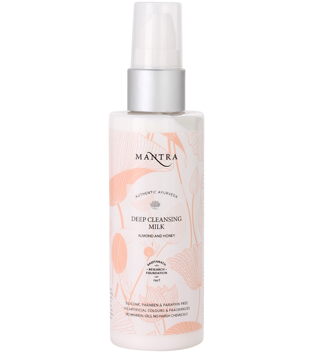Mantra Herbal Almond And Honey Deep Cleansing Milk