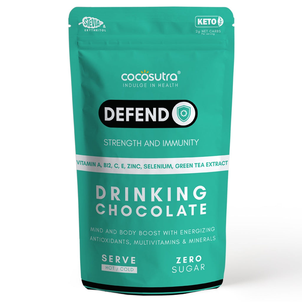 Cocosutra Defend Sugar Free Drinking Chocolate Mix - 200 gms