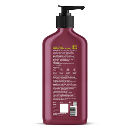Botanic Hearth Defrizz & Hydrate Shampoo with Hemp Seed Extract & Ceramide